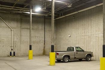 Limited number of garage spaces available; everyone has off-street parking