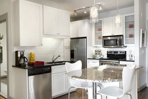 Austin apartment for rent - 5th Street Commons A1 Model Kitchen