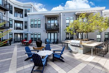 5Th street commons courtyard with grill station