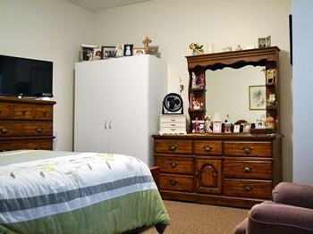 Carpeted floors
