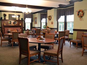 Community kitchen/dining/tv room