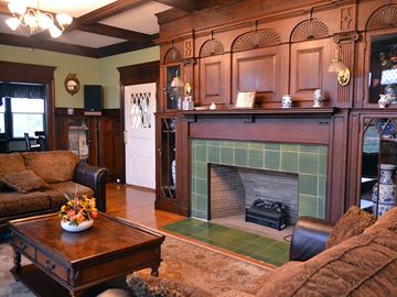 Methuen apartment for rent - a living room with a fireplace and a coffee table