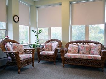 Multiple lounge spaces