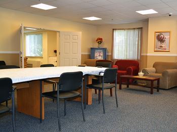Community room and entertainment space