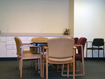 Community room and entertainment space