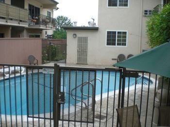 Sparkling swimming pool