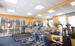 Perth Amboy apartment for rent - a gym with cardio machines and other exercise equipment