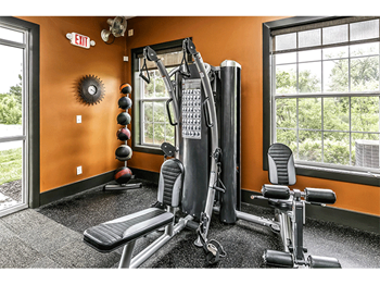Modern fitness center