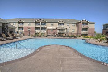 Heated resort-style pool