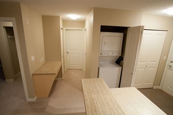In-suite washer and dryer