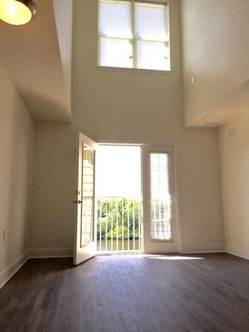 Loft apartment high ceilings