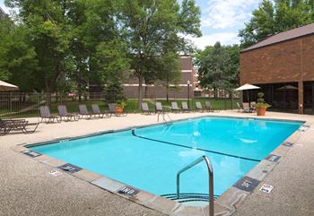 Heated outdoor pool
