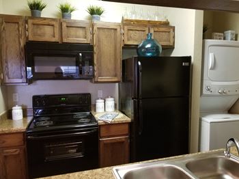 Black on black appliances
