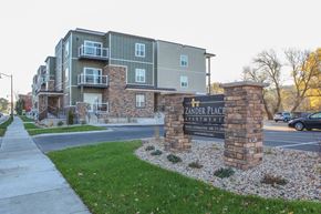 Cross Plains apartment for rent - an apartment building with a sign that reads pace apartments
