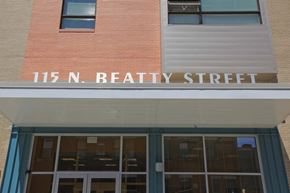 Pittsburgh apartment for rent - the front of the 111 n beauty street building