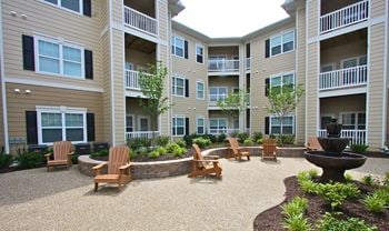 Courtyard with fountain