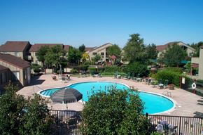 San Jose apartment for rent - Country Club Villa Apartments Overhead Swimming Pool #1