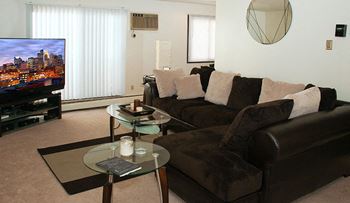 Window blinds throughout