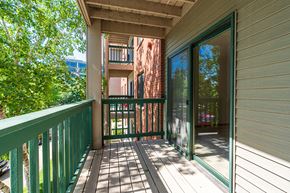 La Crosse apartment for rent - Outdoor deck and sliding glass door