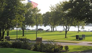 Overlooking international friendship gardens