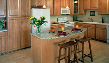 Crystal cherry cabinetry