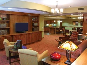 St. Paul apartment for rent - a living room with furniture and a television