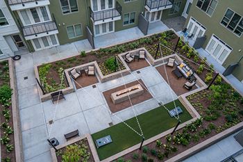 Aerial view of outdoor