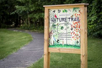 Paved walking trail
