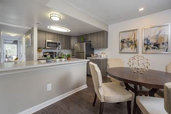 Spacious adjacent dining area