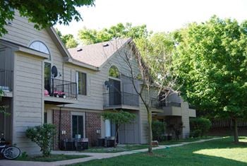 Private balcony or patio with storage space