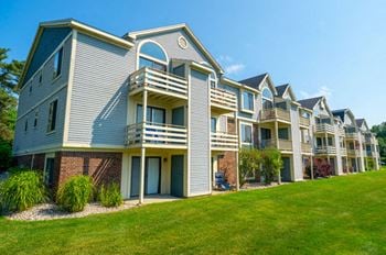 Balcony or patio with enclosed, private storage