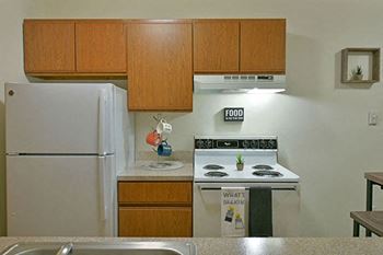 White kitchen appliances