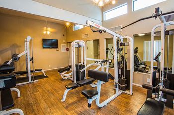 The vistas apartment homes gym