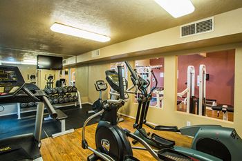 The vistas apartment homes gym