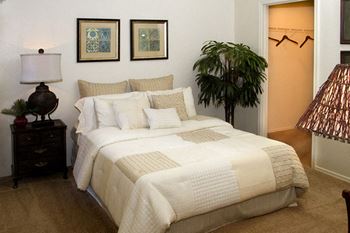 Ridgegate apartments spacious bedroom with walk-in closets