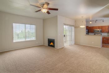 Pinnacle highland apartments gas fireplace
