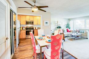 Marina Del Rey apartment for rent - a dining room with a table and chairs