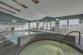Hot tub and pool