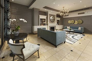 Chevy Chase apartment for rent - a living room with a couch and a table