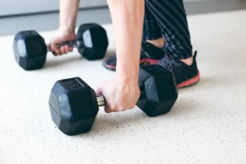 Free weights available
