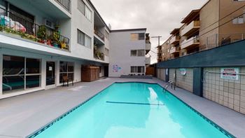 Large swimming pool
