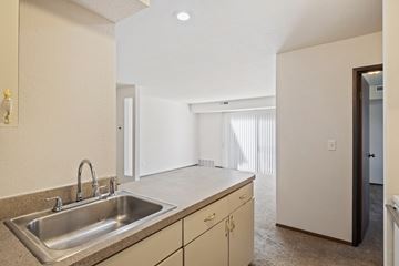 Grand Rapids apartment for rent - A kitchen with a sink and cabinets.