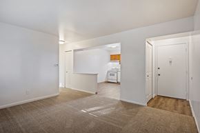 Wyoming apartment for rent - A room with a carpeted floor and a white ceiling.