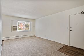 Grand Rapids apartment for rent - A room with a carpeted floor and a door.