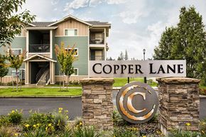 Vancouver apartment for rent - Entrance with monument sign Copper Lane Apts For Rent | Vancouver, WA