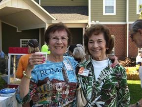 Pineville apartment for rent - Two women wearing glasses and smiling at the camera.
