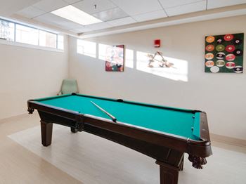 Linden park apartments billiards room