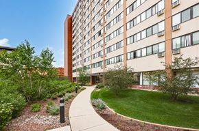 Minneapolis apartment for rent - Affordable housing front entry