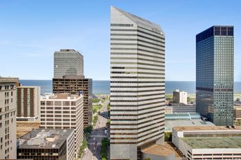 Suites with unobstructed views of downtown
