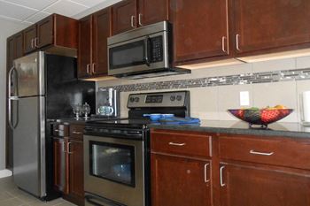 Espresso finished custom cabinets